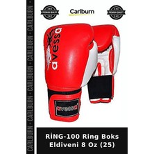 Carlburn Özel Üretim RİNG-100 Ring Boks Eldiveni 8 Oz (25) Egzersiz Kondisyon Antrenman
