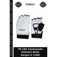 Carlburn Özel Üretim TE-100 Taekwondo Eldiveni Bilek Sargılı-S (100) Erkek Spor Performans Antrenman