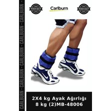 Carlburn Delux Serisi 2x4 kg Ayak Ağırlığı 8 kg (2)MB-48006 Yürüyüş Kondisyon