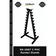 Carlburn Delux Serisi RK-2067 C Pvc Dambıl Standı Aktif Yaşam Bireysel Spor Stüdyo