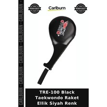 Carlburn Delux Serisi TRE-100 Black Taekwondo Raket Ellik Siyah Renk Antrenor Spor Salonu