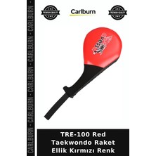 Carlburn Premium TRE-100 Red Taekwondo Raket Ellik Kırmızı Renk Antrenman Dövüş Aleti Idman Aracı