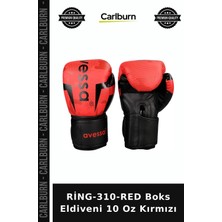 Carlburn Özel Seri RİNG-310-RED Boks Eldiveni 10 Oz Kırmızı Fitness Spor Malzemesi Ekipman