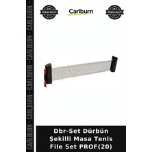 Carlburn Dbr-Set Dürbün Şekilli Masa Tenis File Set Prof(20) Oyun Ekipmanı Ofis Eğlencesi Hobi Gereci