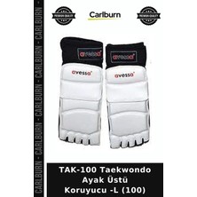Carlburn Özel Üretim TAK-100 Taekwondo Ayak Üstü Koruyucu -L (100) Ekipman Gereç Unisex