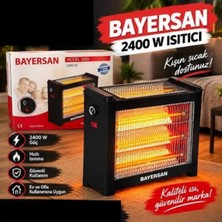Muhtelif Ürünler Bayersan Devrilmeye Emniyetli Isıtıcı (2400 W)