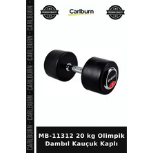 Carlburn Özel Üretim MB-11312 20 kg Olimpik Dambıl Kauçuk Kaplı Gelişim Performans Form