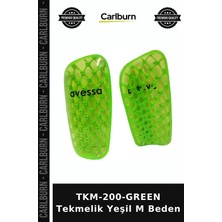 Carlburn Özel Üretim TKM-200-GREEN Tekmelik Yeşil M Beden Takım Sporları Antrenman Gereci Erkek Spor