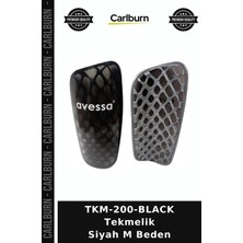 Carlburn Delux Serisi TKM-200-BLACK Tekmelik Siyah M Beden Antrenmanlar Savunma Çalışma
