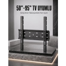 Str Store Tv Duvar Askı Aparatı 50-95 Inç Uyumlu Güvenli Sabit Montaj