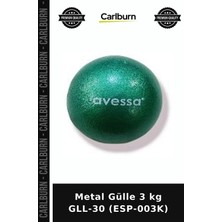 Carlburn Premium Metal Gülle 3 kg Gll-30 (ESP-003K) Kondisyon Çalışma Gereci Vücut Çalışması