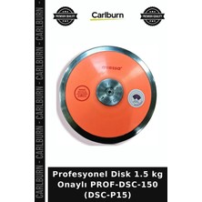 Carlburn Özel Seri Profesyonel Disk 1.5 kg Onaylı PROF-DSC-150 (DSC-P15) Antrenman Salon Ekipman