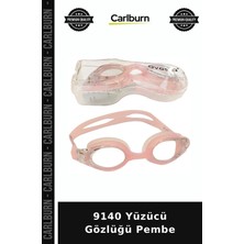 Carlburn Delux Serisi 9140 Yüzücü Gözlüğü Pembe Kız Çocuk Havuz Ekipmanı Açık Hava