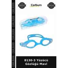 Carlburn Özel Seri 8130-3 Yüzücü Gözlüğü Mavi Spor Yaz Seri