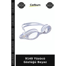 Carlburn Premium 9140 Yüzücü Gözlüğü Beyaz Hobi Su Sporları Yüzme
