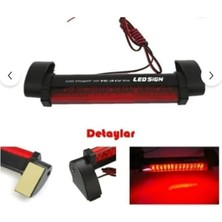 Str Store Astra LED Harici Üçüncü Fren Lambası, 32 Led, 12 Volt, Çift Taraflı, Universal Uyumlu