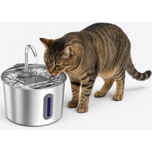 Str Store 2,2 L Sus 304 Paslanmaz Çelik Kedi Akan Su Pınarı Sebili ORM-502