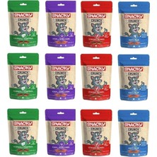 Str Store Crunch 4 Çeşit Karma Kedi Ödülü 60 gr x 12 Adet