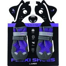 Str Store Flexi Köpekler Için Ayakkabı 4 M Mor
