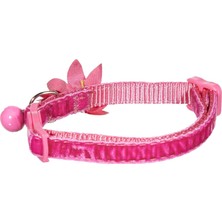 Str Store Çiçekli Kedi Boyun Tasması Pembe