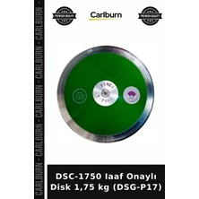 Carlburn Premium DSC-1750 Iaaf Onaylı Disk 1,75 kg (DSG-P17) Atış Antrenör Hazırlık