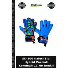 Carlburn Özel Üretim GK-300 Kaleci Eld. Hybrid Parmak Korumalı 11 No Renkli Antrenör Erkek Sporcu