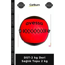 Carlburn Delux Serisi Dst-2 kg Deri Sağlık Topu 2 kg Egzersiz Bireysel Vücut