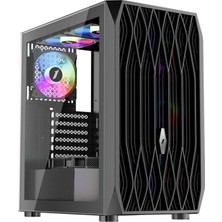 1st Player Arıya Ay7 Siyah 650W 80+ Argb 4X12CM Fan Temperli Cam Mesh USB 3.0 Atx Kasa Evcem