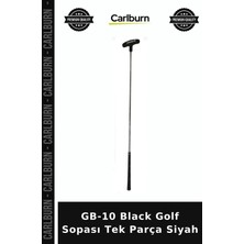 Carlburn Delux Serisi Gb-10 Black Golf Sopası Tek Parça Siyah Sahil Spor Ekipmanı Çim Saha
