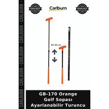 Carlburn Delux Serisi GB-170 Orange Golf Sopası Ayarlanabilir Turuncu Seyahat Aktivite Eğlence