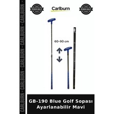 Carlburn Delux Serisi GB-190 Blue Golf Sopası Ayarlanabilir Mavi Bireysel Spor Açık Alan Oyun Aleti