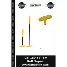Carlburn Özel Seri GB-180 Yellow Golf Sopası Ayarlanabilir Sarı Egzersiz Yeşil Alan Aktif