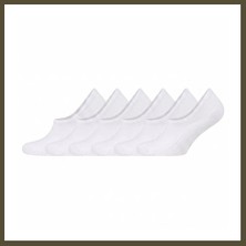 Northcity Erkek Bambu 6'lı Babet Çorap Görünmez No Show Dikişsiz Silikon Topuklu · Beden: 39-44 · Renk: Gri 6 Lı Bx