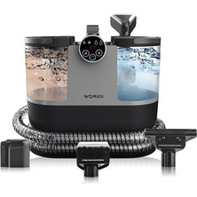 Şanal DY-506F Halı ve Koltuk Yıkama Makinesi, 500W Güç, 1600ML Su Tankı, 1.8m Hortum, Dijital Ekran, Siyah