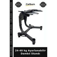 Carlburn Delux Serisi 24-40 kg Ayarlanabilir Dambıl Standı Ev Spor Aleti Antrenman