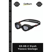 Carlburn Delux Serisi Gs-68-2 Siyah Yüzücü Gözlüğü Hediye Havuz Erkek