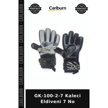Carlburn Özel Seri GK-100-2-7 Kaleci Eldiveni 7 No Rekabet Müsabaka Sahaset