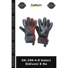 Carlburn Delux Serisi GK-100-4-8 Kaleci Eldiveni 8 No Sporcu Gereci Antrenman Aleti Spor Giyimi