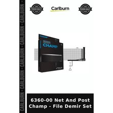 Carlburn Premium 6360-00 Net And Post Champ - File Demir Set Antrenman Spor Oyun