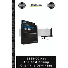 Carlburn Premium 6365-00 Net And Post Champ Clıp - File Demir Set Okul Takım Etkinlik