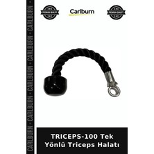 Carlburn Delux Serisi TRICEPS-100 Tek Yönlü Triceps Halatı Bilek Kas Salon