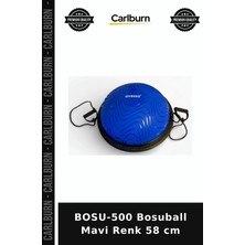 Carlburn Özel Üretim BOSU-500 Bosuball Mavi Renk 58 cm Aerobik Salon Vücut Geliştirme