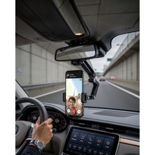Lims Store Katlanabilir Araç Telefon Tutucu Dikiz Aynasına Montajlı Uczztelefontutacağıı-4