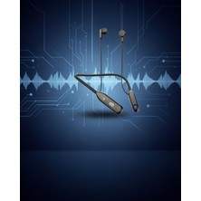 Lims Store Kablolu Boyun Askılı Dijital Göstergeli Bluetooth Kulaklık