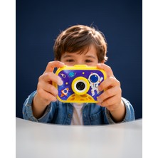 Lims Store Çocuk Dijital Fotoğraf Makinesi Type-C Şarjlı 2.0 Inç Tft Renkli Ekran
