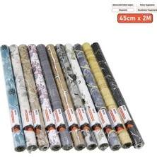 İlkyaz Fashion If Desenli Folyo Duvar Kağıdı - 2 M x 45 cm - Karışık Desenler - Kendinden Yapışkanlı