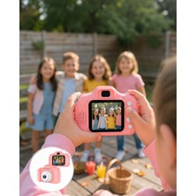 Lims Store Şarjlı Mini Video Kamera Hd Fotoğraf Çekimli Uczzzçocukkamerasıpembe-19