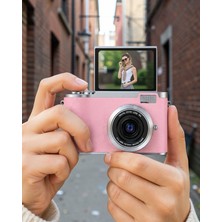 Lims Store Vlog Kamera 48 Mp Flip Ekran 1080P Uzun Pil Ömrü