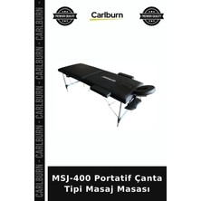 Carlburn Premium MSJ-400 Portatif Çanta Tipi Masaj Masası Salon Eşyası Modern