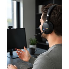 Lims Store Kablosuz Kulak Üstü Kulaklık Bluetooth 5.0 Rgb Aydınlatmalı UCZZMAX17-5-1